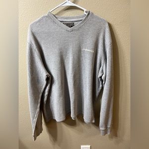 Abercrombie And Fitch Men’s Long Sleeve Sweater Grey Size Large